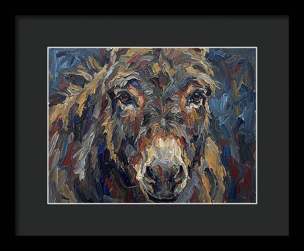 Donkey In Expressionist Style