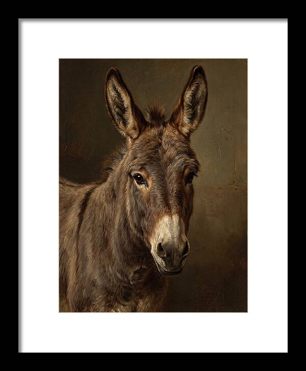 Donkey Portrait In Realism