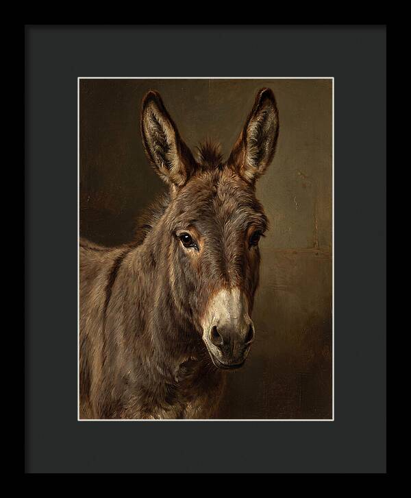 Donkey Portrait In Realism