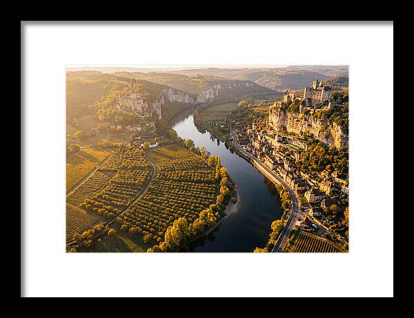 Dordogne River Valley At Golden Hour