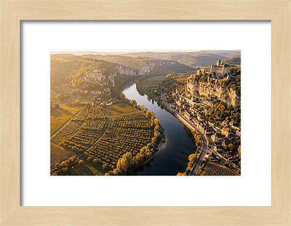 Dordogne River Valley At Golden Hour