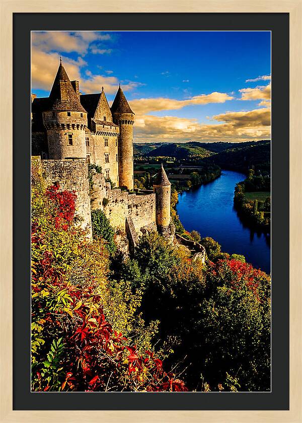 Dordogne River View From Chateau De Beynac