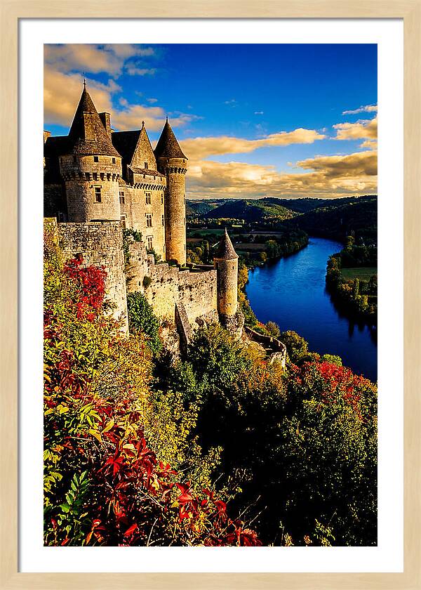 Dordogne River View From Chateau De Beynac