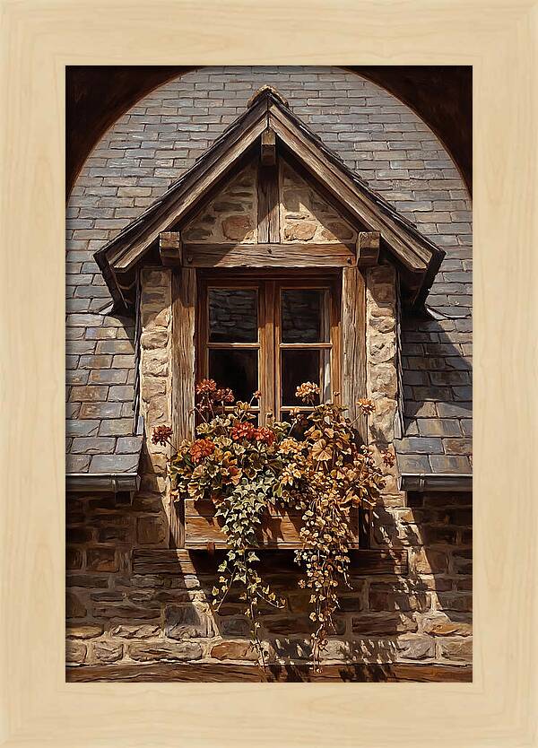 Dormer Window With Flower Box