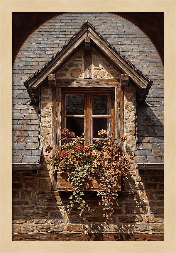 Dormer Window With Flower Box