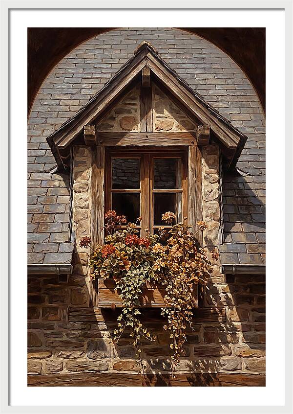 Dormer Window With Flower Box