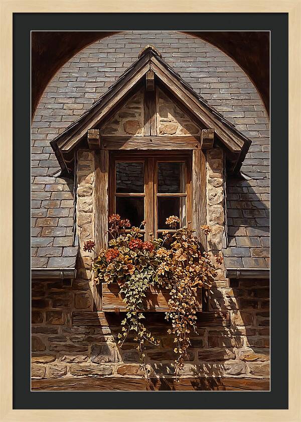 Dormer Window With Flower Box