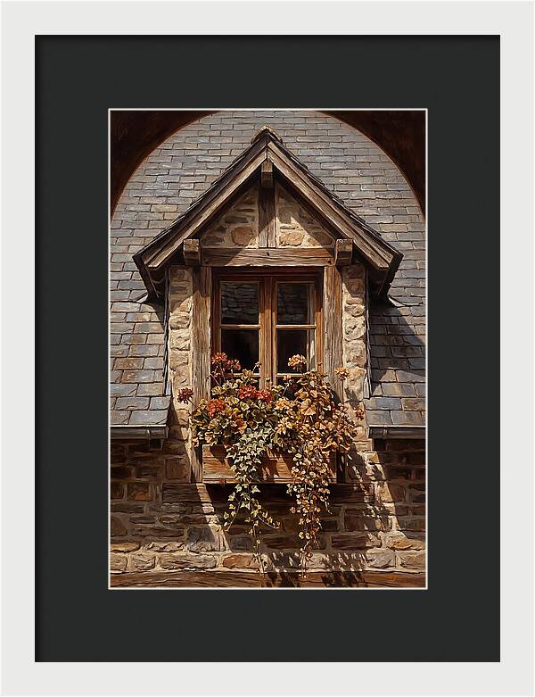 Dormer Window With Flower Box