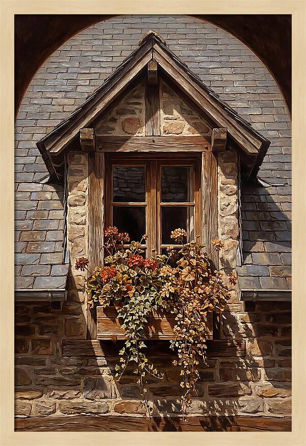 Dormer Window With Flower Box
