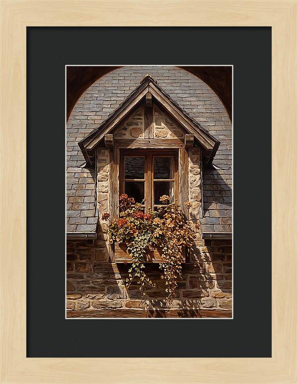 Dormer Window With Flower Box