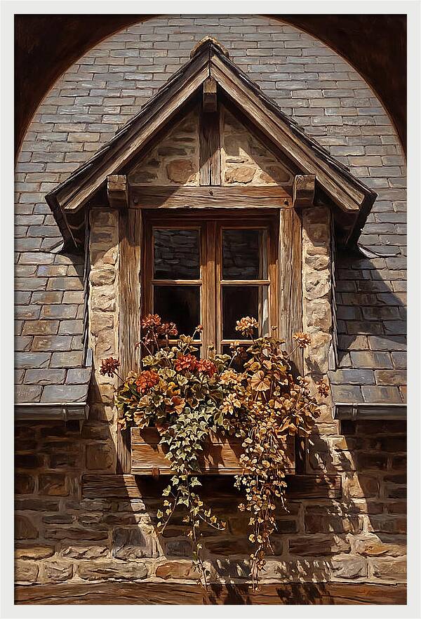 Dormer Window With Flower Box