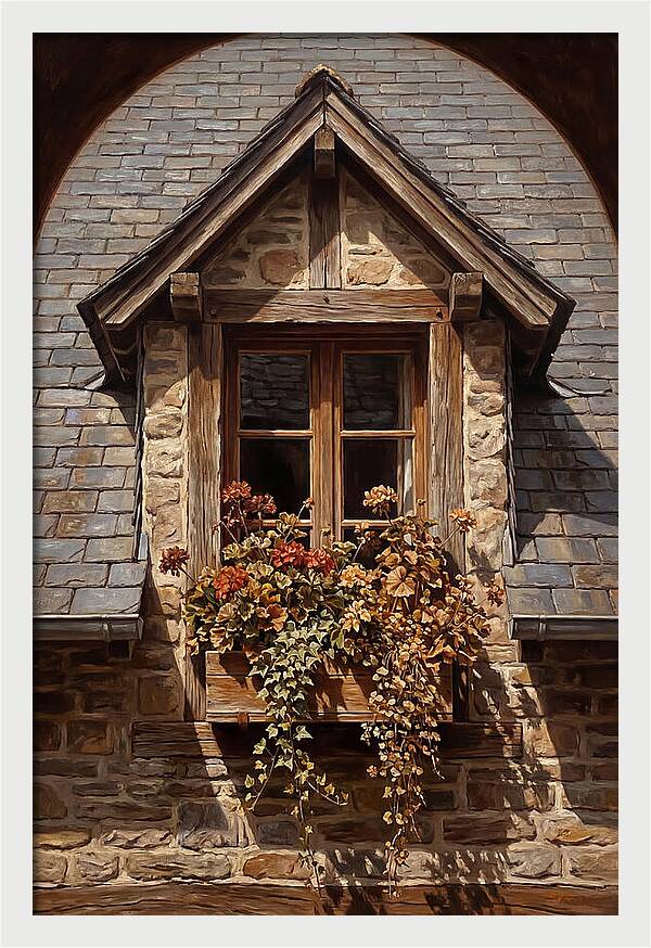 Dormer Window With Flower Box
