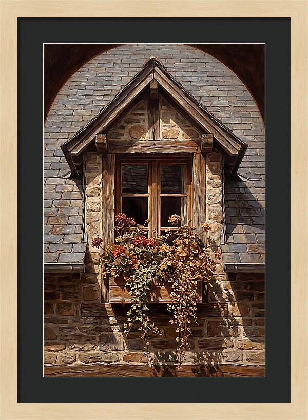 Dormer Window With Flower Box