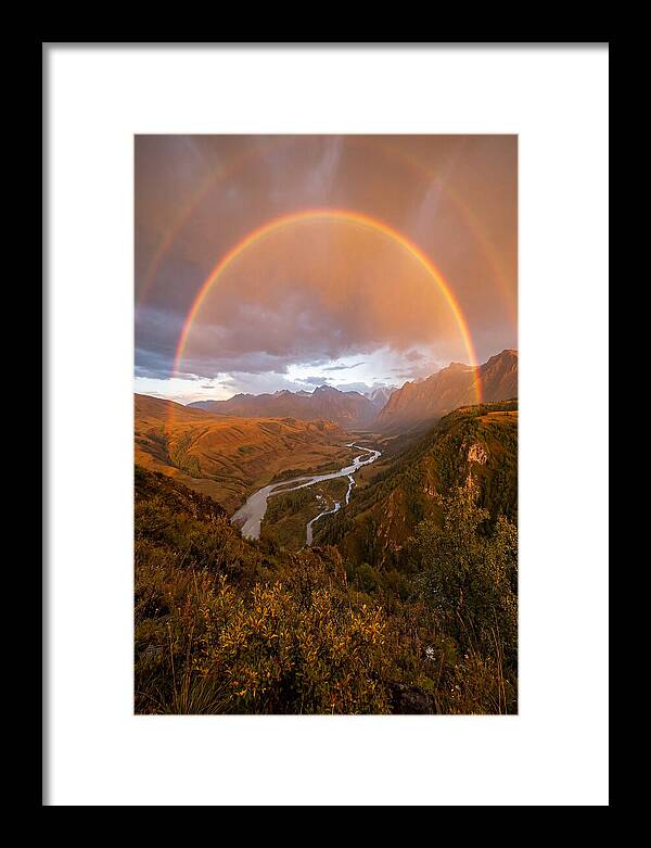 Double Rainbow Sunset