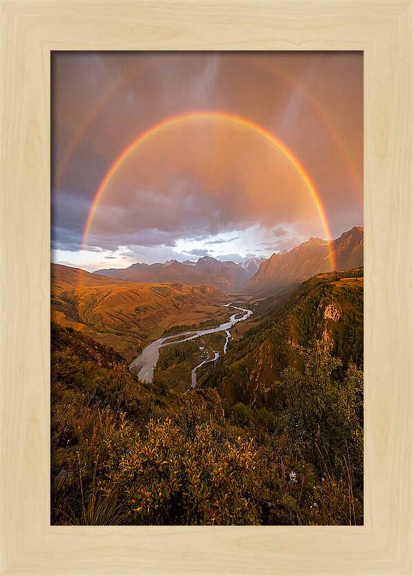 Double Rainbow Sunset