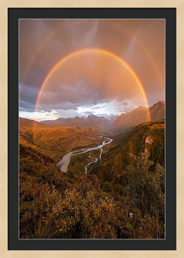 Double Rainbow Sunset