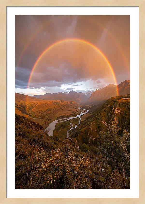 Double Rainbow Sunset