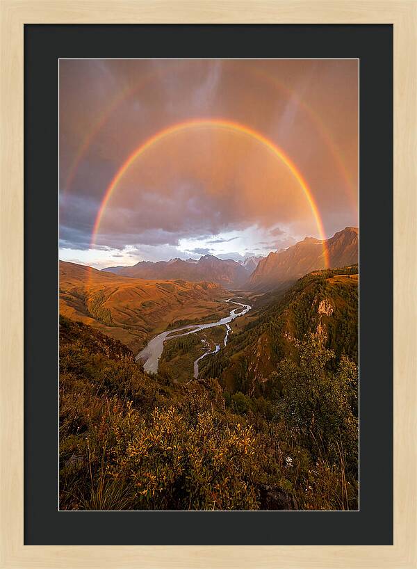 Double Rainbow Sunset