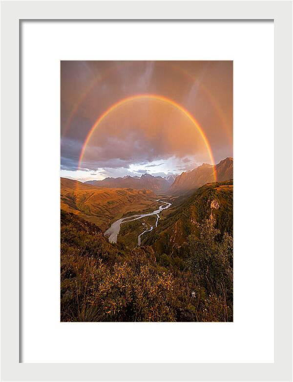 Double Rainbow Sunset