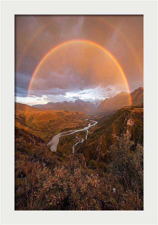 Double Rainbow Sunset
