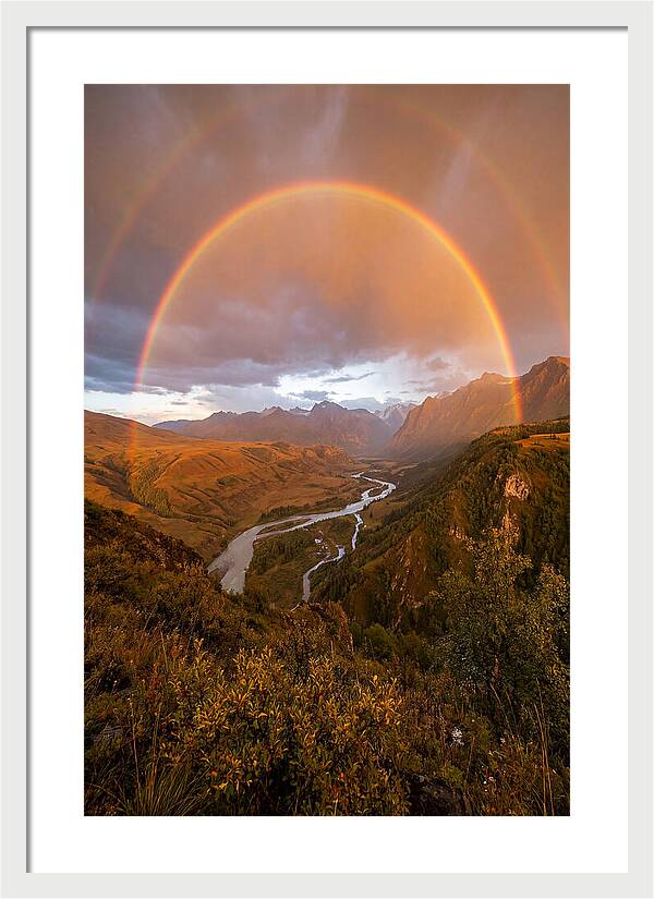 Double Rainbow Sunset
