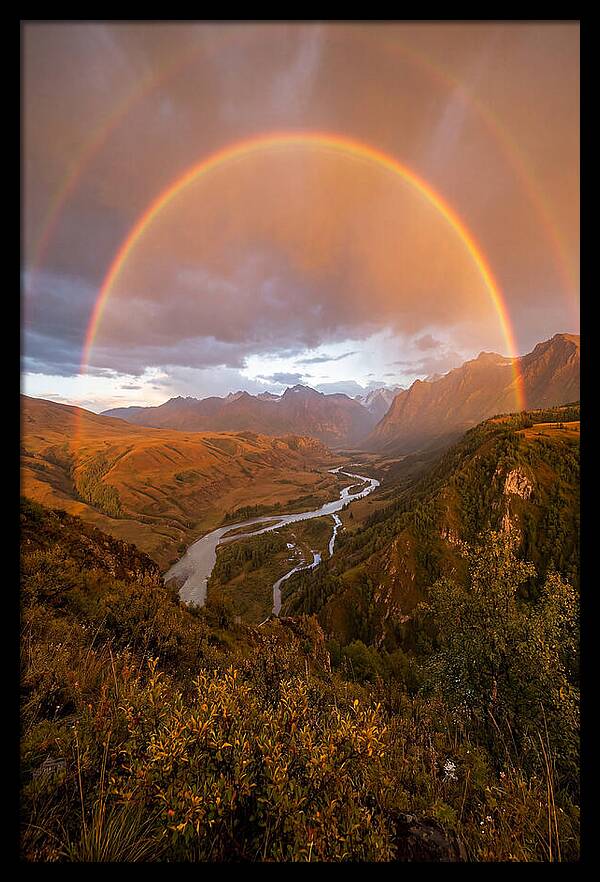 Double Rainbow Sunset
