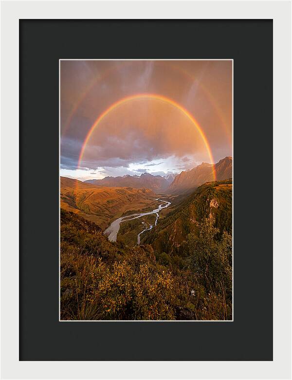 Double Rainbow Sunset