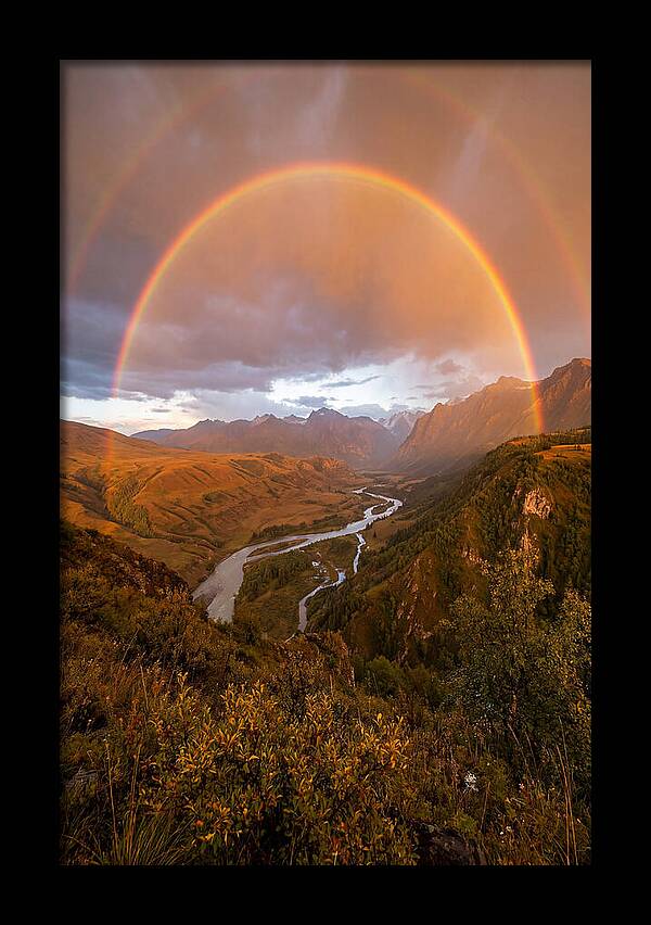 Double Rainbow Sunset