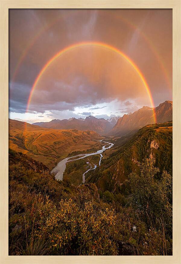 Double Rainbow Sunset