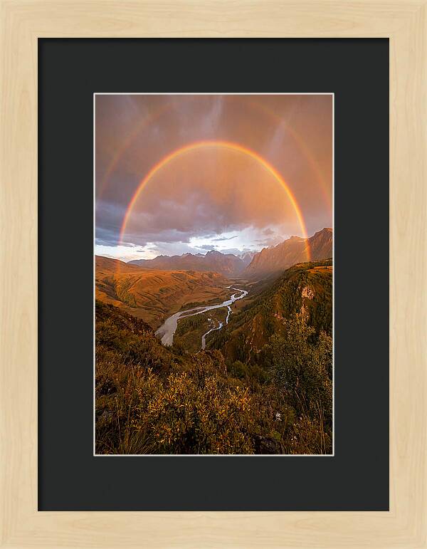 Double Rainbow Sunset