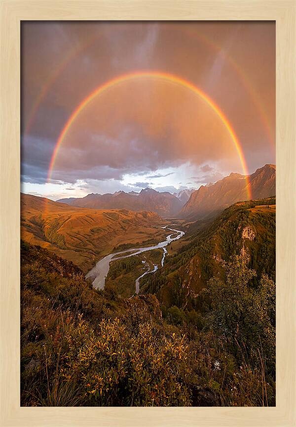 Double Rainbow Sunset
