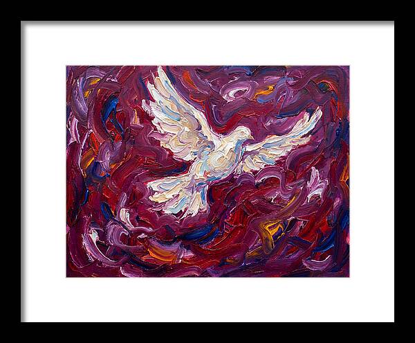 Dove In Expressionist Swirls