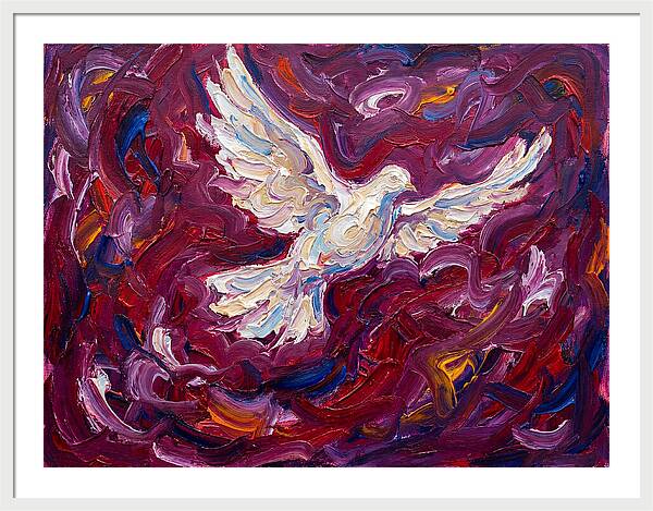 Dove In Expressionist Swirls