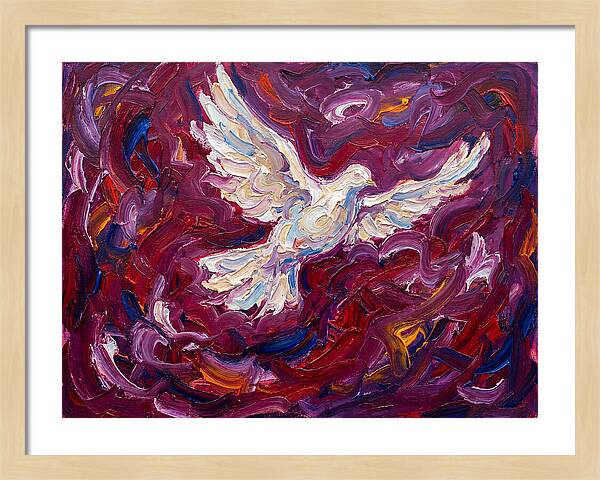 Dove In Expressionist Swirls