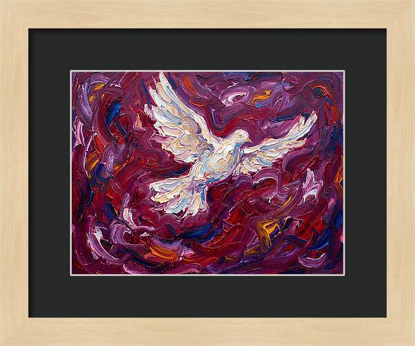 Dove In Expressionist Swirls