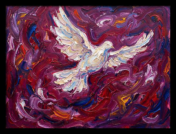 Dove In Expressionist Swirls