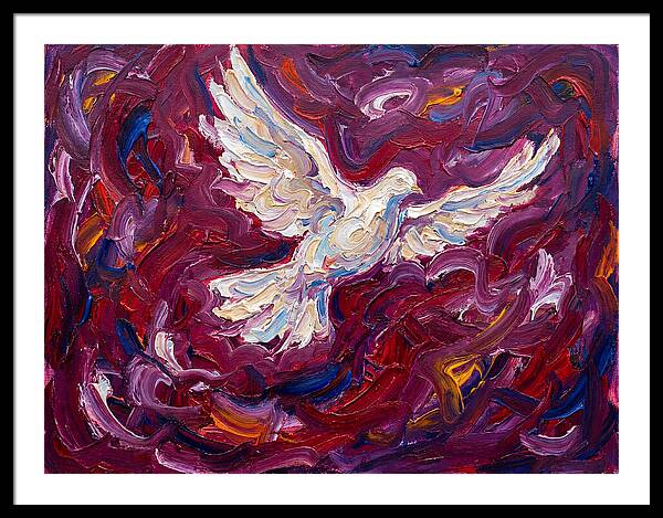 Dove In Expressionist Swirls