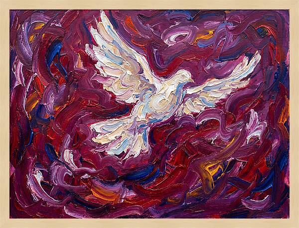 Dove In Expressionist Swirls