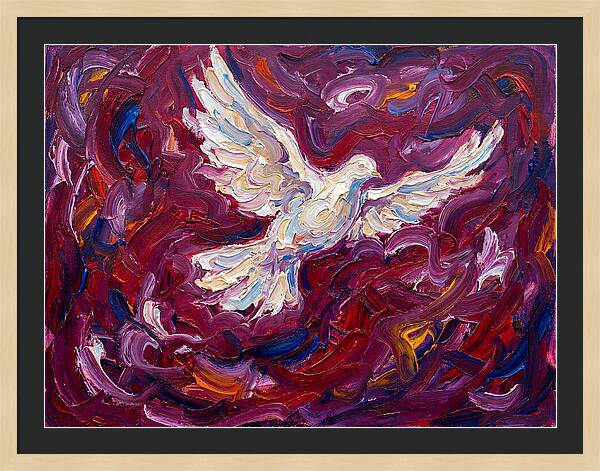 Dove In Expressionist Swirls