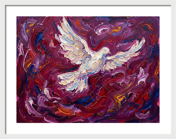 Dove In Expressionist Swirls
