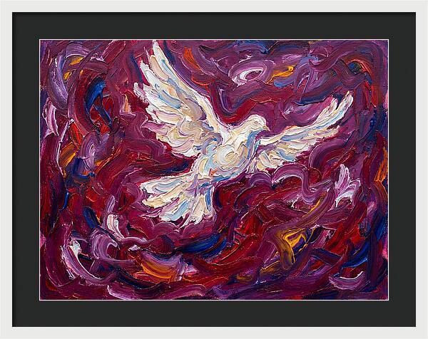 Dove In Expressionist Swirls