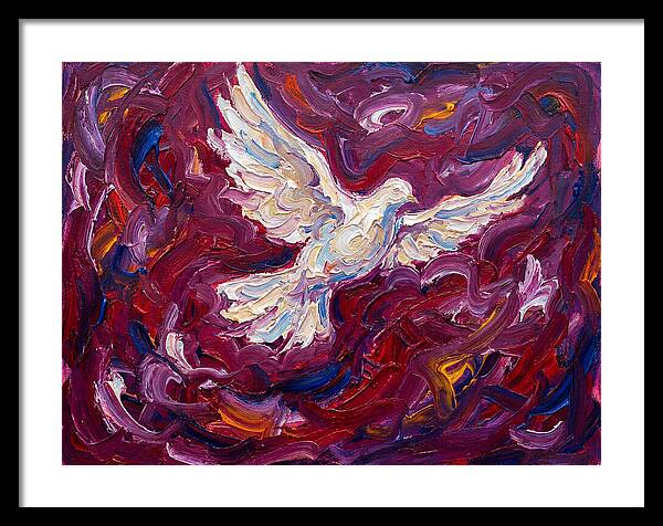 Dove In Expressionist Swirls