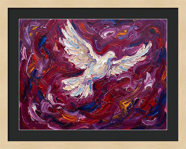Dove In Expressionist Swirls