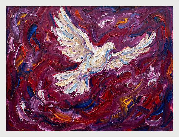 Dove In Expressionist Swirls