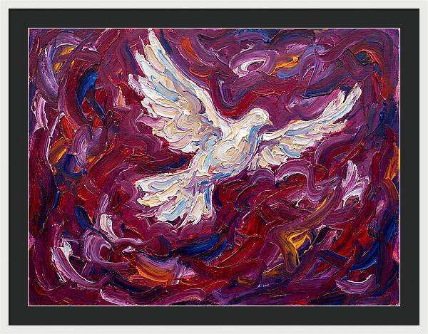Dove In Expressionist Swirls