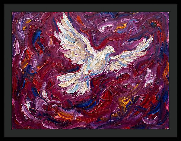 Dove In Expressionist Swirls
