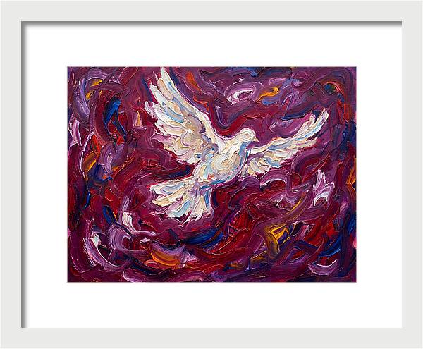 Dove In Expressionist Swirls