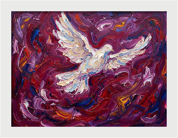 Dove In Expressionist Swirls