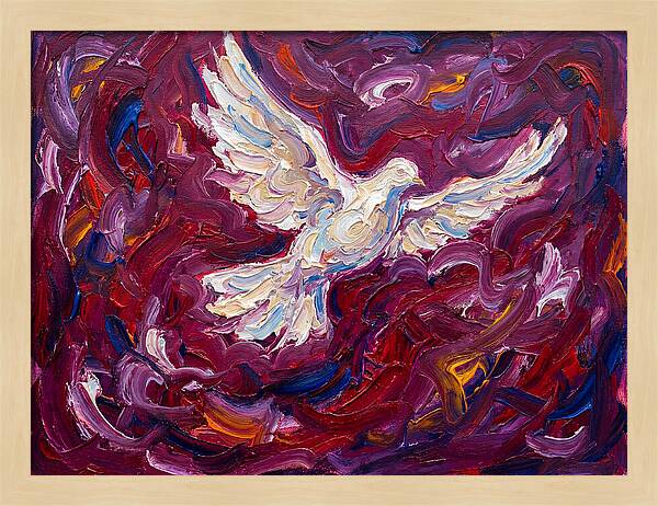 Dove In Expressionist Swirls
