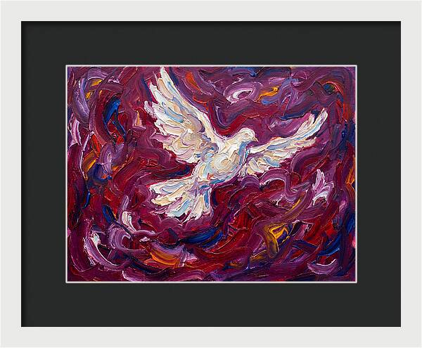 Dove In Expressionist Swirls